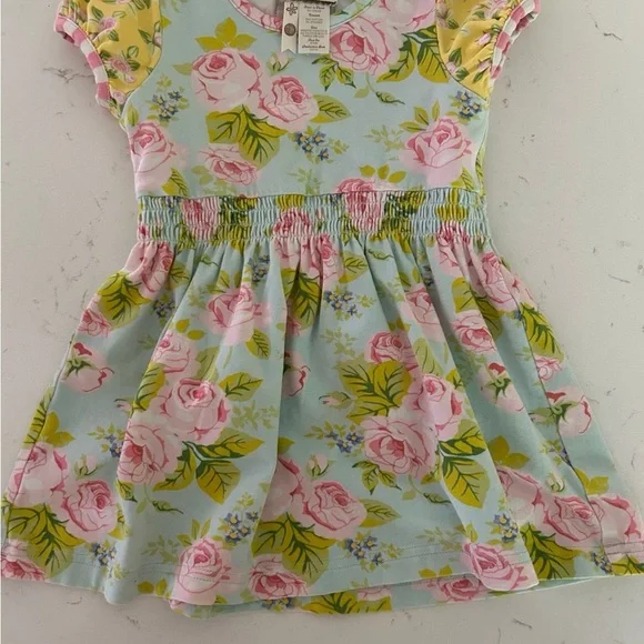 Matilda Jane Floral Print Outfit - Pink and Blue - Picture 4 of 8